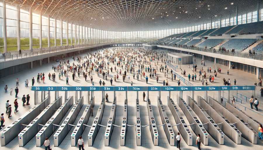 Control de acceso a pabellones deportivos RFID