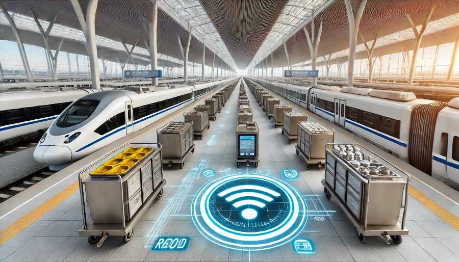 Control de equipamientos por RFID en estacion ferrocarril