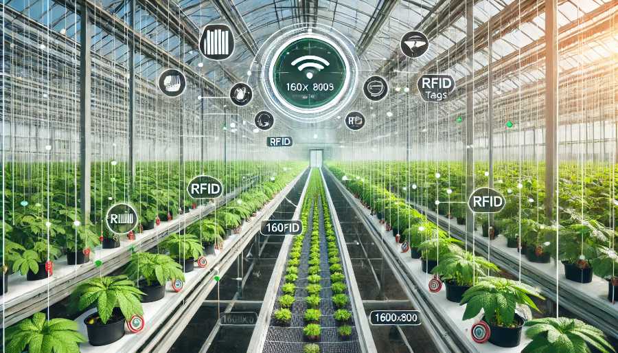 Localización de plantas por RFID en vivero